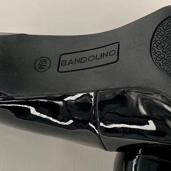 NWT Bandolino Rainaa Women’s Black Patent Leather Pumps Heels Shoes - Picture 9 of 11